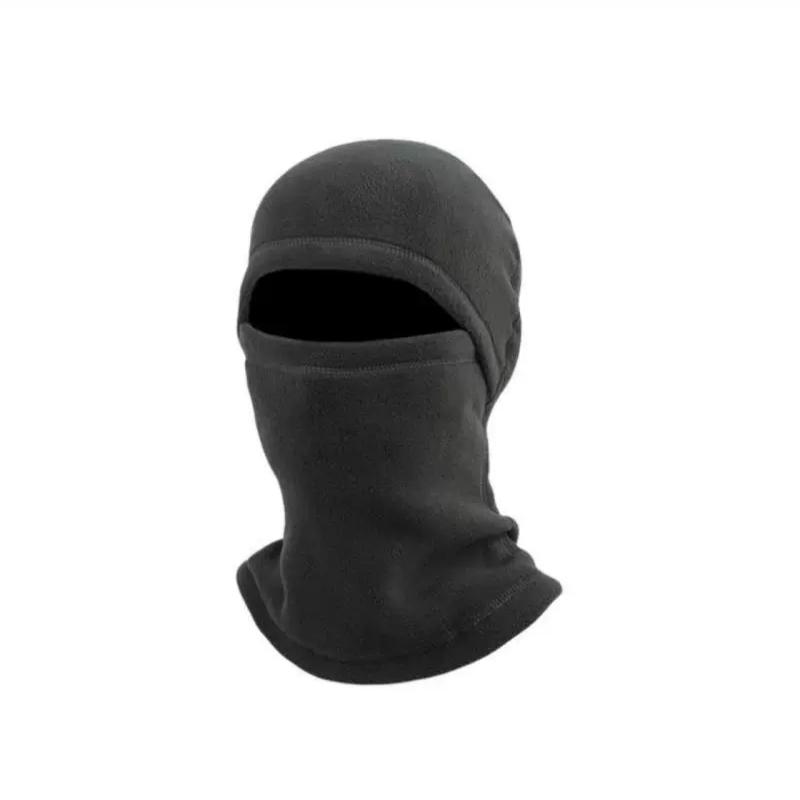 Balaclava din lână de corali polar de iarnă Mască de față pentru bărbați Berici pentru încălzirea gâtului Acoperire termică pentru cap Tactică militară sport eșarfă șepci de schi