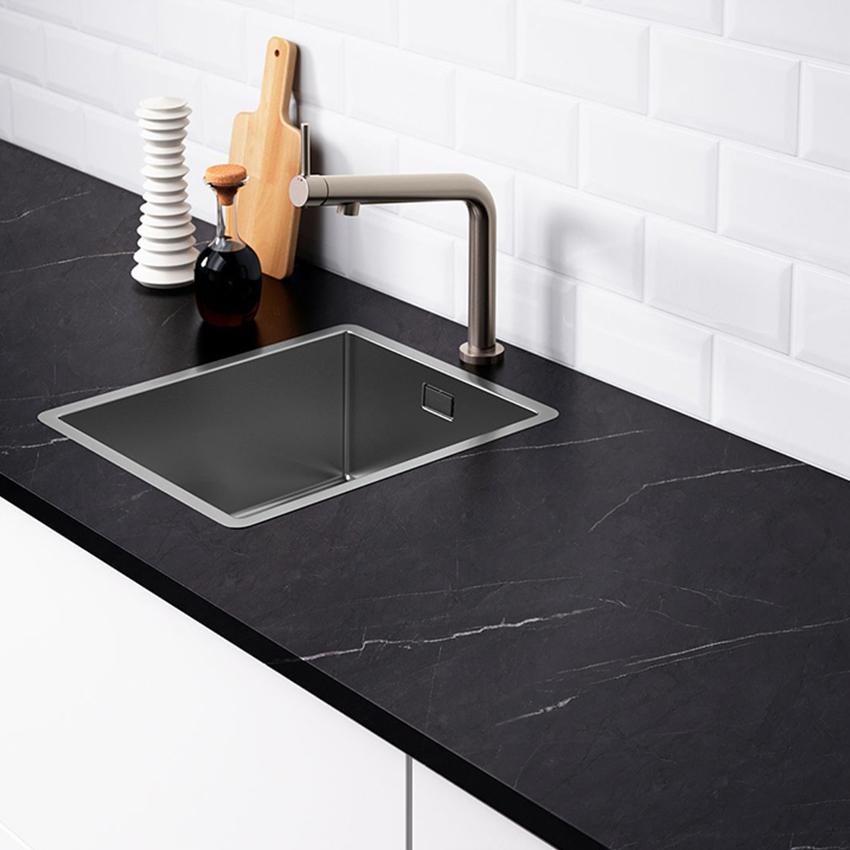 Thick Ancient Grey Matte Marble Water-Repellent Wall Decals Self Adhesive Kitchen Cabinet Tabletop High Temperature Slate Wall Cover