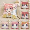 The Quintessential Quintuplets Pillow Case Home Living Room Decoration Linen Pillow Cases Cushion Cover