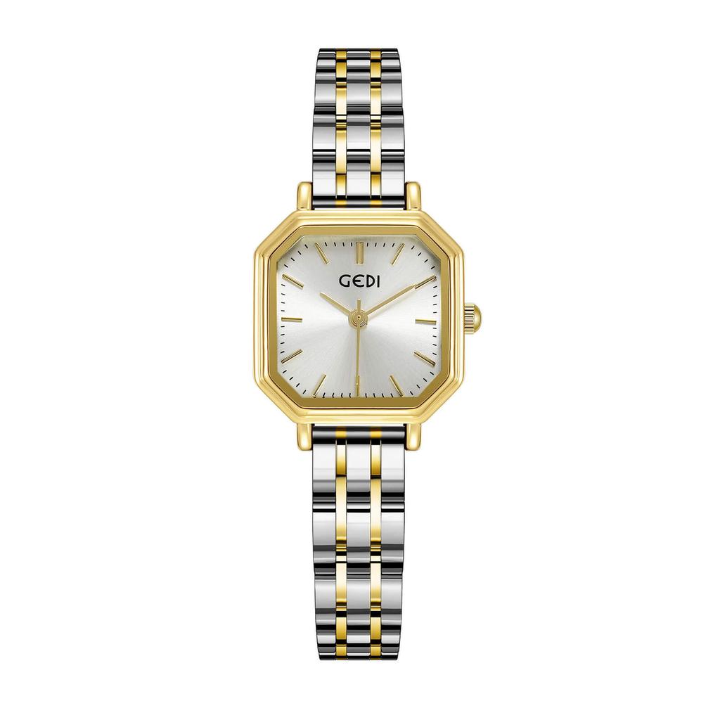 Fashion Polygonal Women'S Watch Niche High-End Quartz Watch Waterproof Stainless Steel Women'S Watch