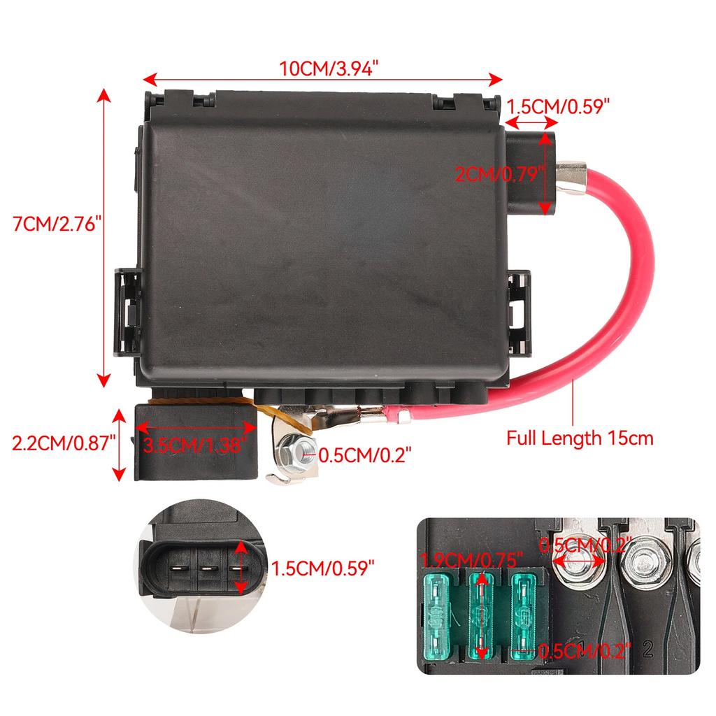 Fuse Box Battery Terminal 1J0937550A For Volkswagen Jetta Golf Mk4 Beetle 1999-2004