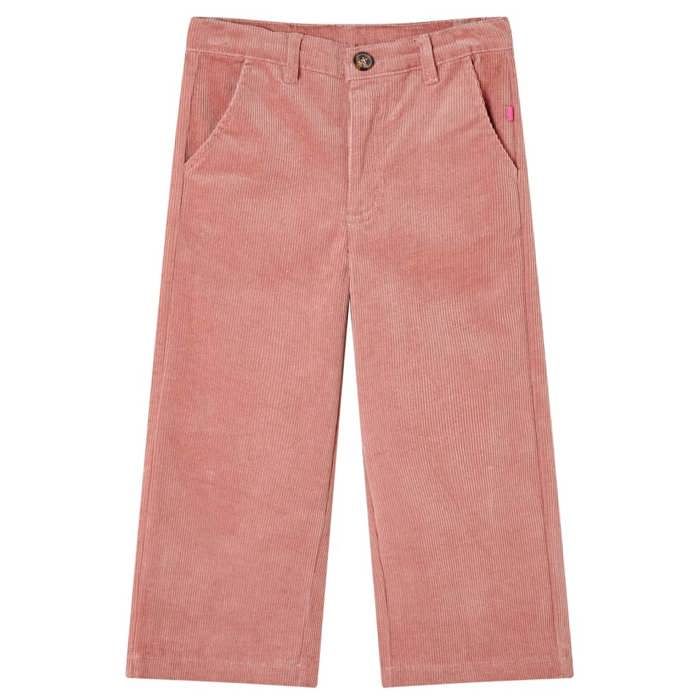 Pantalons pour enfants velours côtelé rose ancien 92/104/116/128/140
