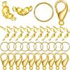 170Pcs/Set Lobster Clasp Jump Rings For Bracelet Necklace Chains DIY Jewelry Making Findings Supplies
