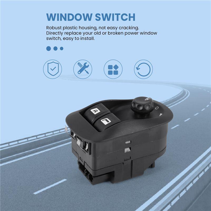 Electric Master Window Switch For 206 206 CC 206SW 306 206 Saloon 2007-2016 6554WA