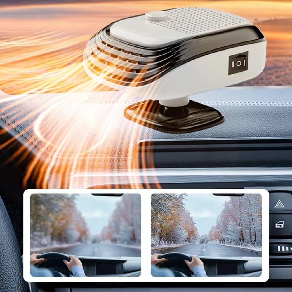 Quick Warm Up Car Heater Dual Speed Windshield Heater Heated Fan Auto Heater  Windshield Defogging