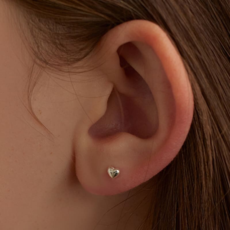 Life [925 silver] Petit heart piercing