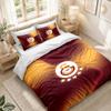 Bedding Set 1 Duvet Cover 2 Pillowcases Galatasaray FC Print Bedroom Home Decoration
