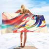 Tuschemalerei Druckserie Meeresurlaub Strandtuch Schwimmbad Badetuch Mikrofaser Sporttuch