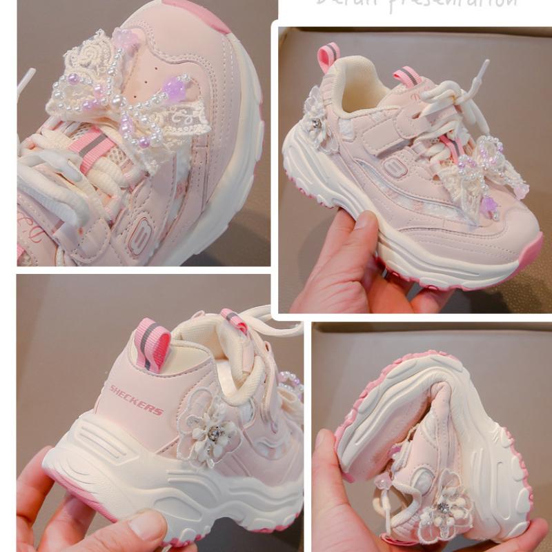 Spring New Lightweight and Comfortable Soft Sole Girls' All-match Non-slip Wear-resistant Sports Shoes