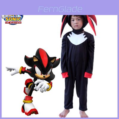 Mono de Cosplay de Sonic Disfraz de Halloween para Niños con Tejido Transpirable