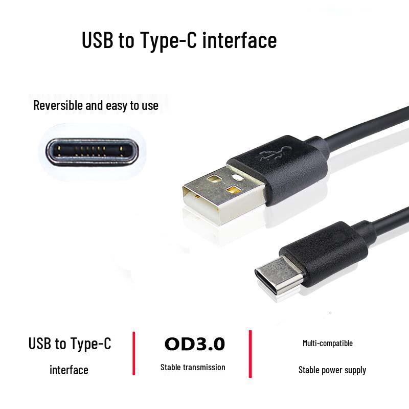 Typ-C USB Ladekabel & Bluetooth Kopfhörer Datenkabel Bundle für Android.