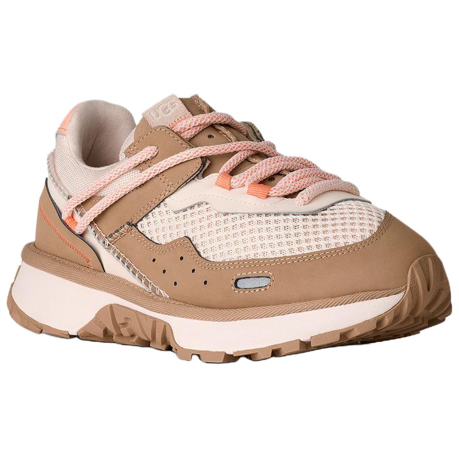 UGG Retrofi Cow Split Leather Round Toe Versatile Low Top Casual Shoes Women sneaker Brown 1175118-SRPF