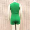 European & American Women's Sleeveless Slim Office Jumpsuit - Spring/Summer Fashion