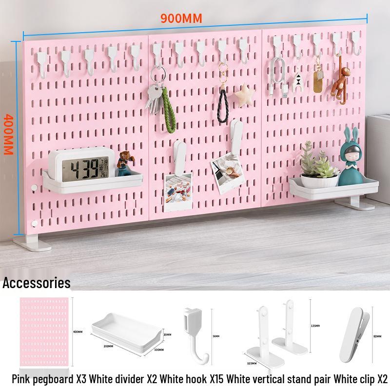 Pegboard Hooks & Baskets for Office, Home, or DIY Desktop Display