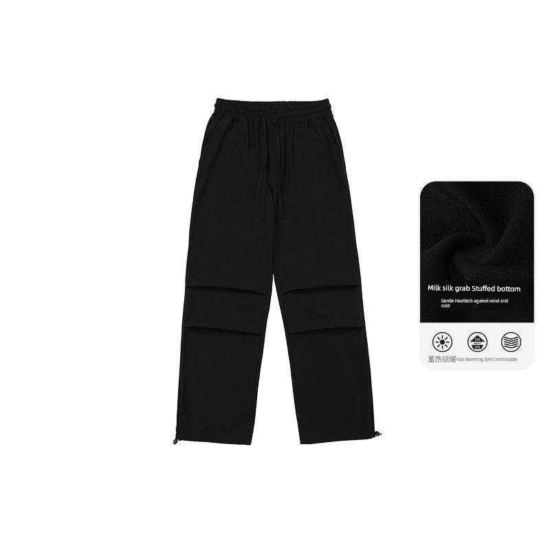 

Bodydream Fleece-lined Fall and Winter Water-Repellent Cargo Pants Black (Fleece-Lined) S(60kg and Below)