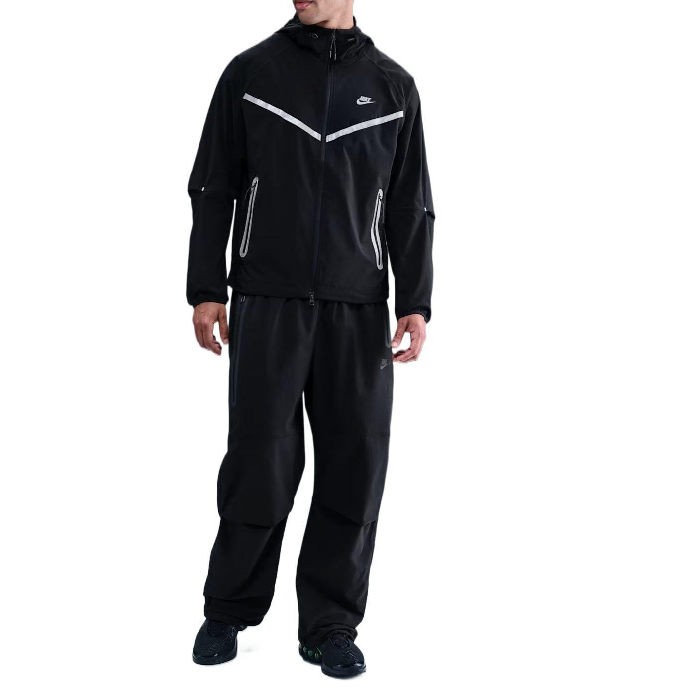 Nike Woven Jackets Men`s Black Hooded