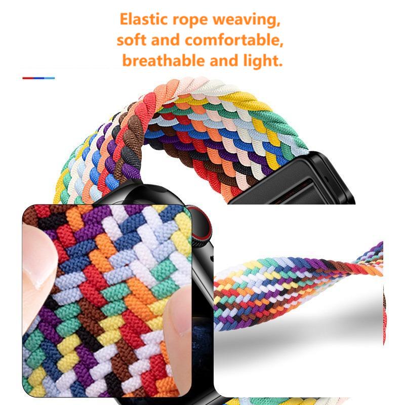 Nylonvevd rem for Huawei Watch Fit 4 4Pro Klokkearmbånd Erstatning for Huawei Watch Fit 4Pro Fit 4 3 Sport Klokkereim Bånd