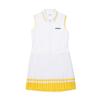 MALBON GOLF Sleeveless Fine Pleated Dress Off White (Woman)