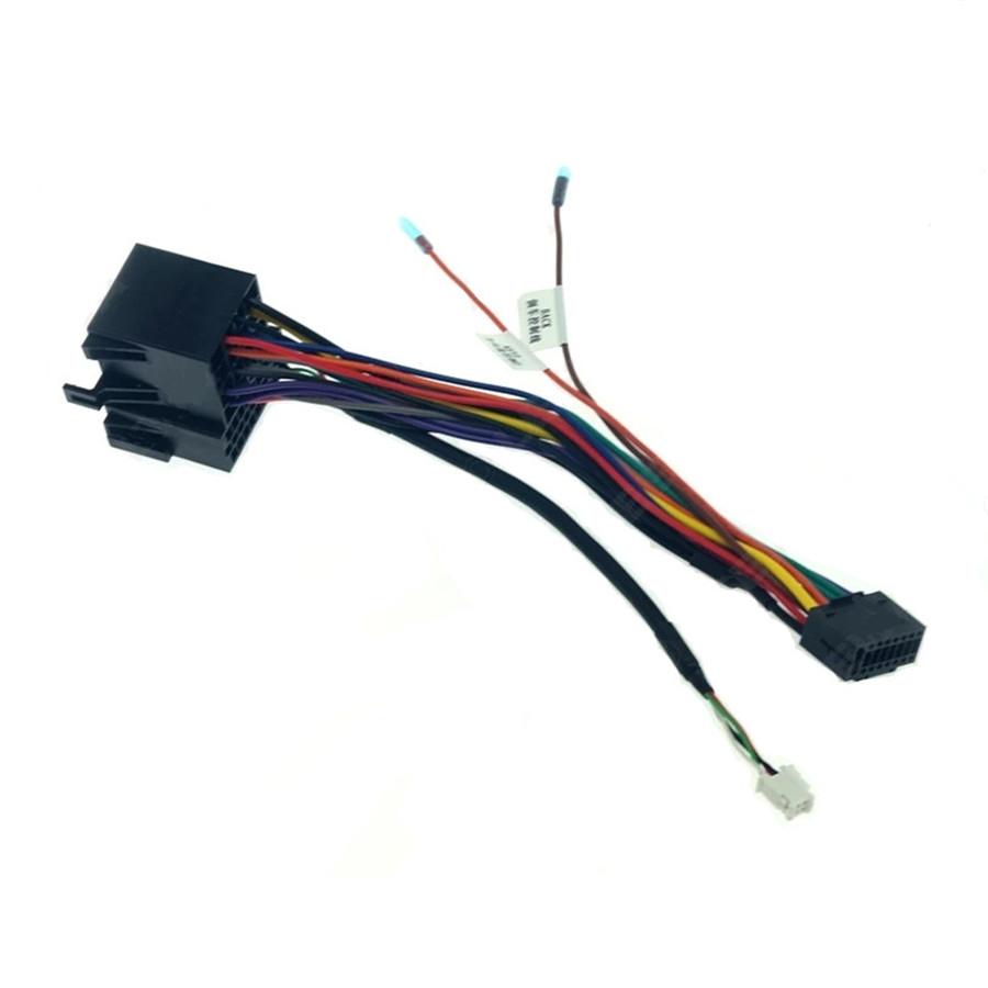 For Hyundai Kia Stereo 16-PIN Wiring Harness Plug Connector Power Cable Adapter