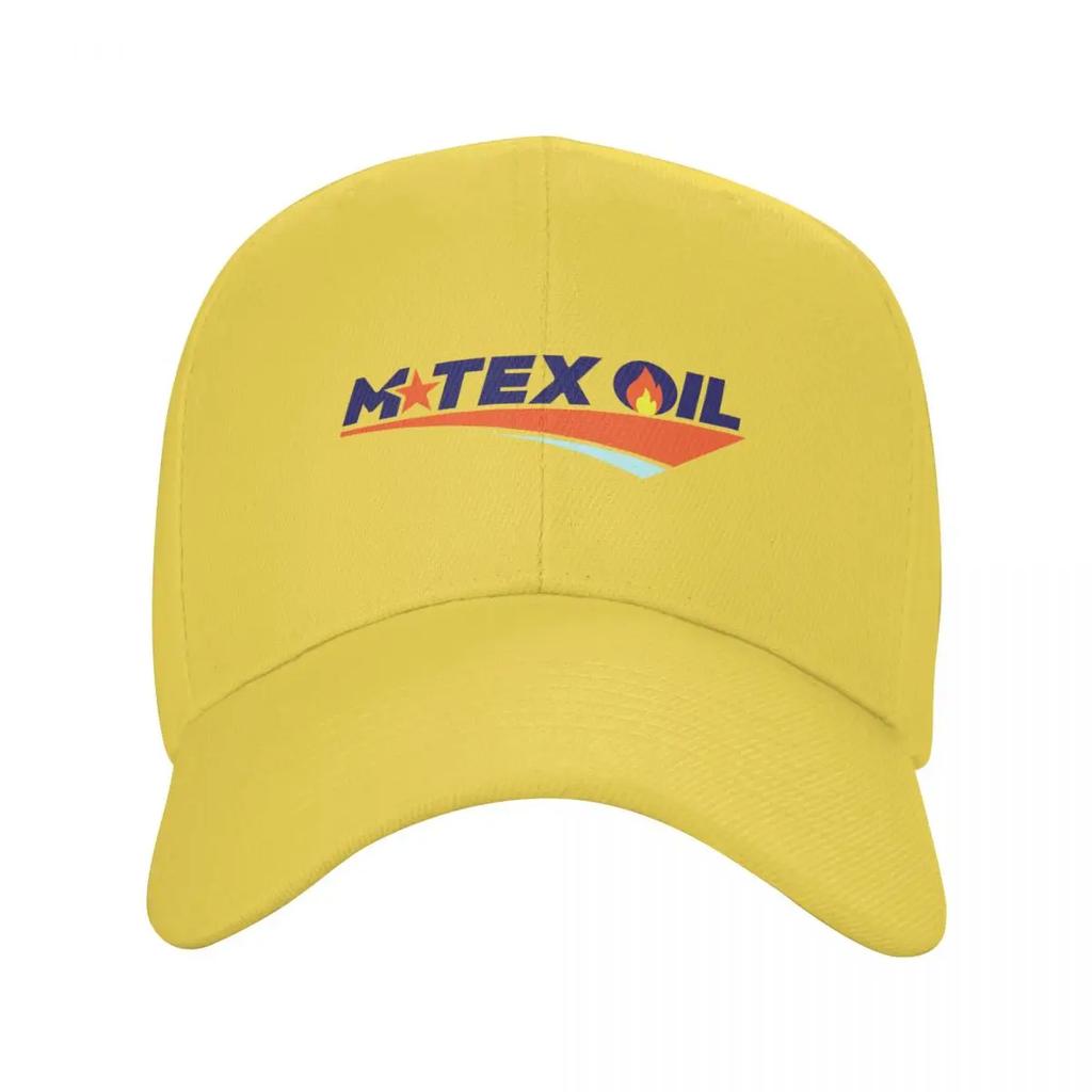 M TEX OIL LOGO Baseballkappe Lustige Hüte Designerkappe Einzigartige Hüte Designer Mann Damen
