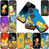 Casing for Motorola Moto G86 G57 E14 E15 G14 G34 G67 G84 G24 A54 G15 Power E22 Phone Cover Soft Case Wallpaper S-Simpsons Bart