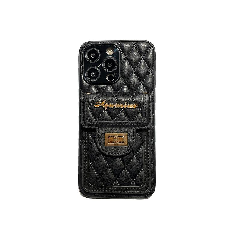 Suitable for Apple 14promax Phone Case, Luxurious Iphone13, Shockproof 12, Diamond-shaped 11, Crossbody Bag