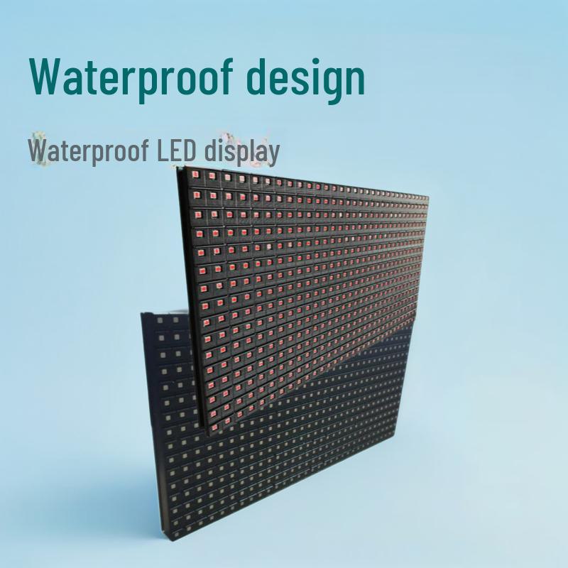 Panou LED P10 de Exterior Rezistent la Apă - Ecran Rulant Monocrom Roșu