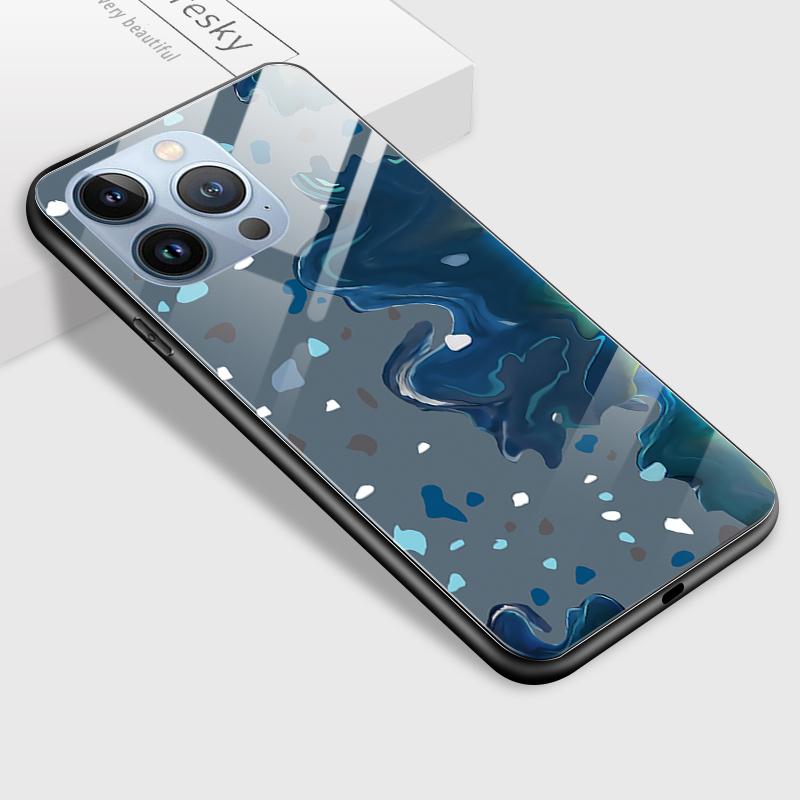 Tempered Glass Phone Case For Samsung A12 A16 A32 A53 S20FE S23 S25 Honor20 X6A 90Lite 9X Huawei Y9Prime2019 P30Lite Soft Edge Shockproof Smooth Shell