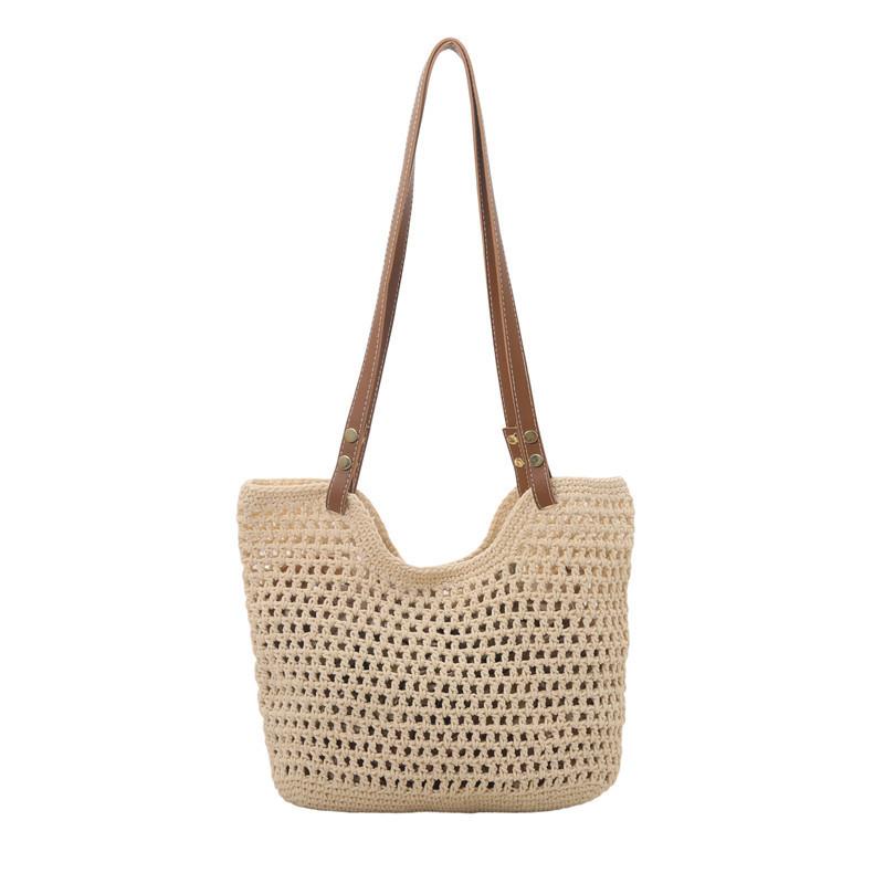 Large Capacity Cozy Knit Tote Bag For Daily Casual Fashion Women