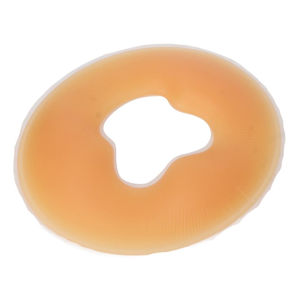 Silicone Pillow Soft Comfortable Reusable Cleanable Hollow Out Round Face Relax Cushion Pad for Massage