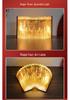 LED Fan Shaped Book Light: Creative Folding Desk Lamp & Night Light Gift