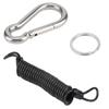 M8*80mm Safety Buckle Trailer Spring Breakaway Safety Rope RV Trailer Connector