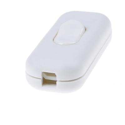 1 szt. Włącznik/wyłącznik liniowy do lampy stołowej, biurkowej, przewodu zasilającego, przełącznika kablowego 250 V 6 A
