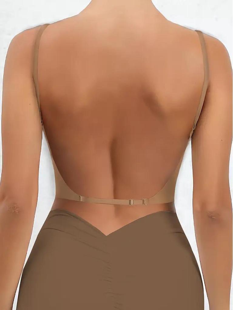 8-Farben Temu Deep U Rückenfreier Multiway Push-Up BH