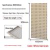 Chi Tu Tools Wall-Mounted Pegboard Rack - Square Hole Storage Organizer with Hooks