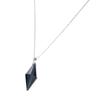 Natural Obsidian Point Pendant Necklace Pendulum for Dowsing 530 [Seki-Kira]