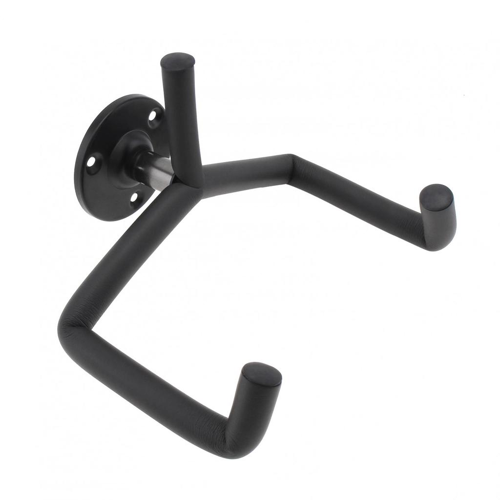 Horizontal Wall Mount Durable Electric Guitar Ukulele Holder Bracket with Screw Set, Split Type Hanger