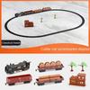 Simulation Electric Train Model with Track Railway Toys Battery Operated Classical High-speed Rail train toys for children