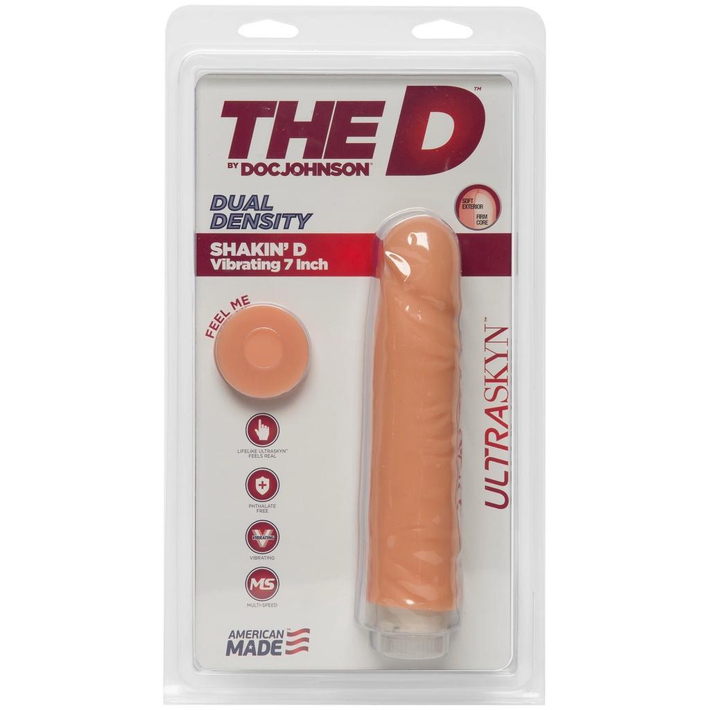 Doc Johnson - Vibrating, realistic dildo 18 cm