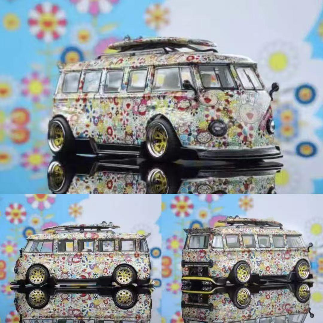 

Свобода 1:64 T1 Фургон Ширококузовний Модифікований Легкосплавний Модель Автомобіля рожевий