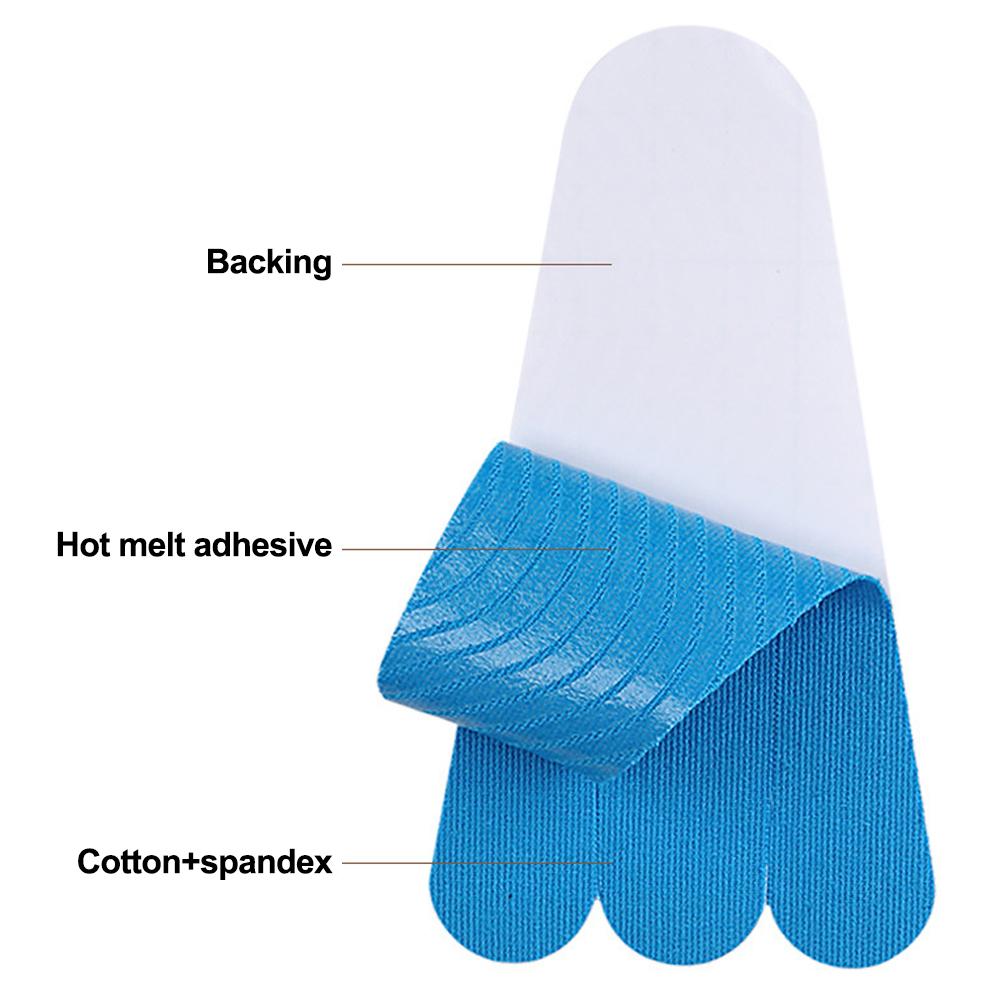10 Stück Elastisches Selbstklebendes Sporttape Bandage Vliesstoff Universelle Passform für Sport