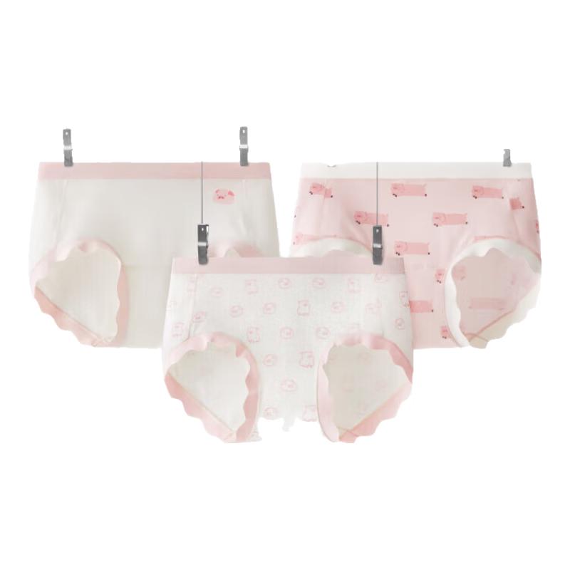 

Bananain Women s 301C Pet Print Modal Mid-Waist Underwear (3-Pack) M