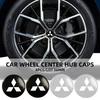 Car Wheel Center Hub Cap Rim Cover Emblem Stickers for Mitsubishi Pajero Sport Eclipse Cross L200 Colt Delica Ralliart Triton GJ3