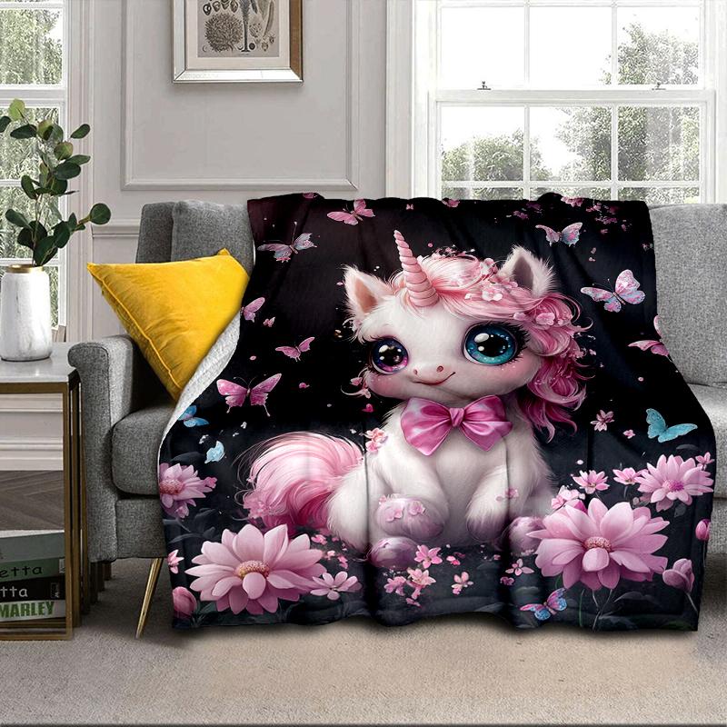 Magical Unicorn Fantasy Blanket Flannel Blanket Throw Blanket Sofa Cover Blanket Soft Premium Blanket Picnic Blanket Tv Blanket Gifts