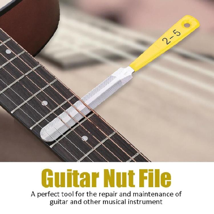 3Pcs Guitar Nut File Nail Pullers Repair Tool Stainless Steel Guitar Fret File