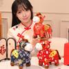 Blessing Horse Plush Toy Chinese Style Stuffed Horse Doll Good Luck