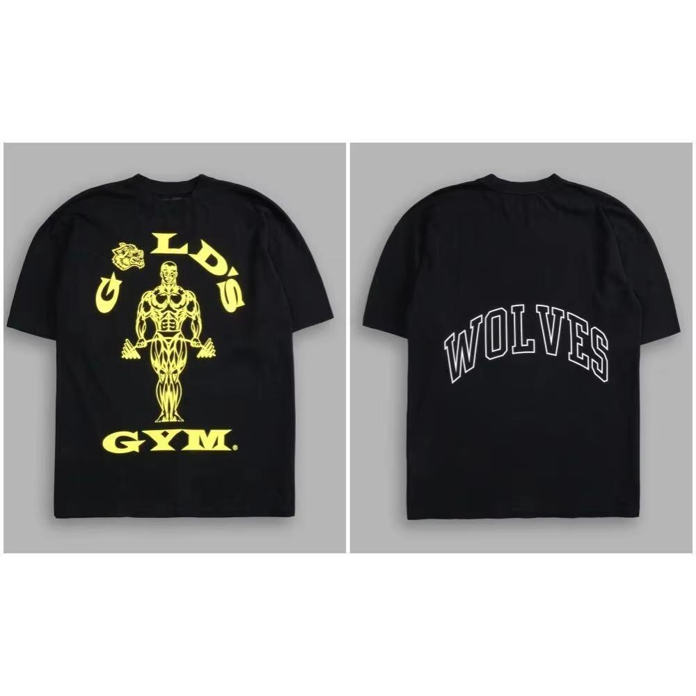 2026 Nuova T-shirt Sportiva Fitness in Morbido Cotone per Uomo e Donna con Maniche Corte Traspiranti, Collaborazione The Gym