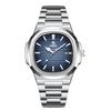 Herren Luminous Uhr Quarz Uhr Feder Ultra-Dünn Herren Uhr Kalender Vollautomatisch Light Luxury Mode