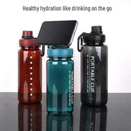 

Очень большая ударопрочная портативная бутылка для воды для спорта, фитнеса и путешествий 600ml