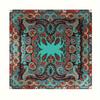 New 90*90cm Retro Brand Women Silk Scarf Bandanna Fashion Bohemian Pattern Square Hijab Lady Wrap Headband Foulard Muffler